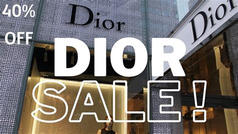 when does dior have sales|dior sale men's.